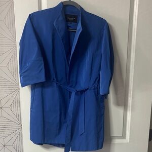 Lafayette 148 New York Royal Blue Trench Coat